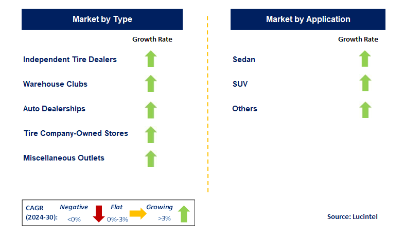 Passenger Car Tire Retail by Segment